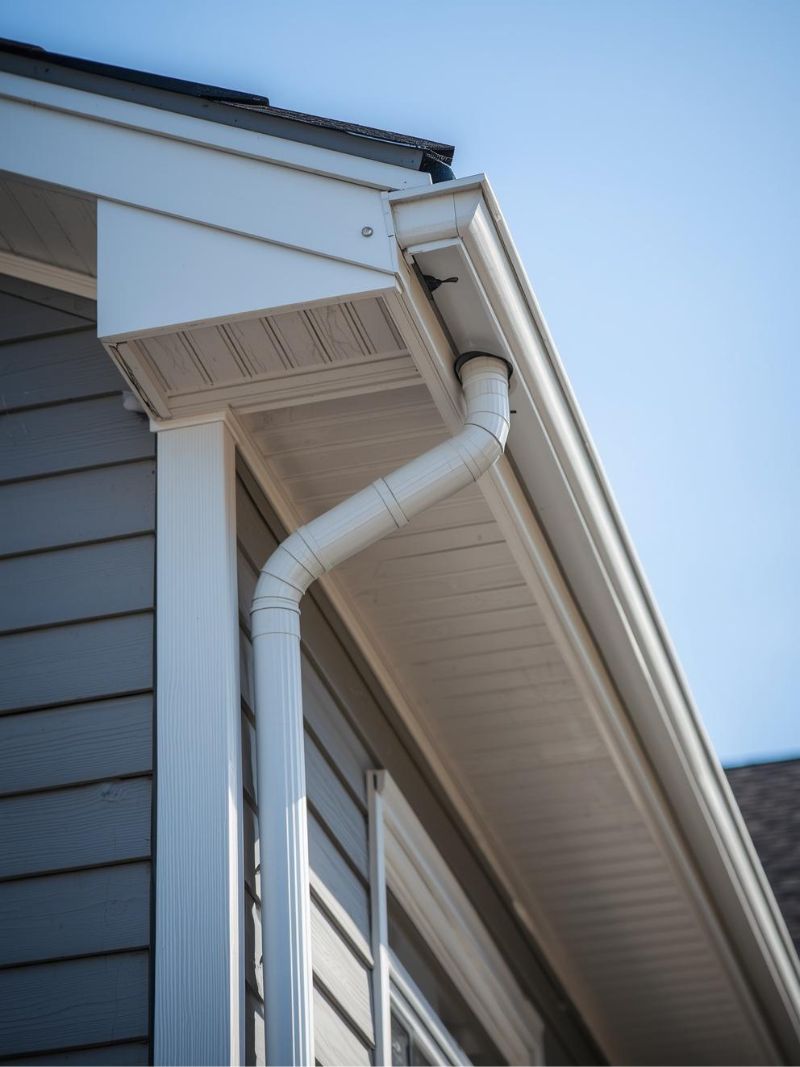 New gutters, fascia and soffits